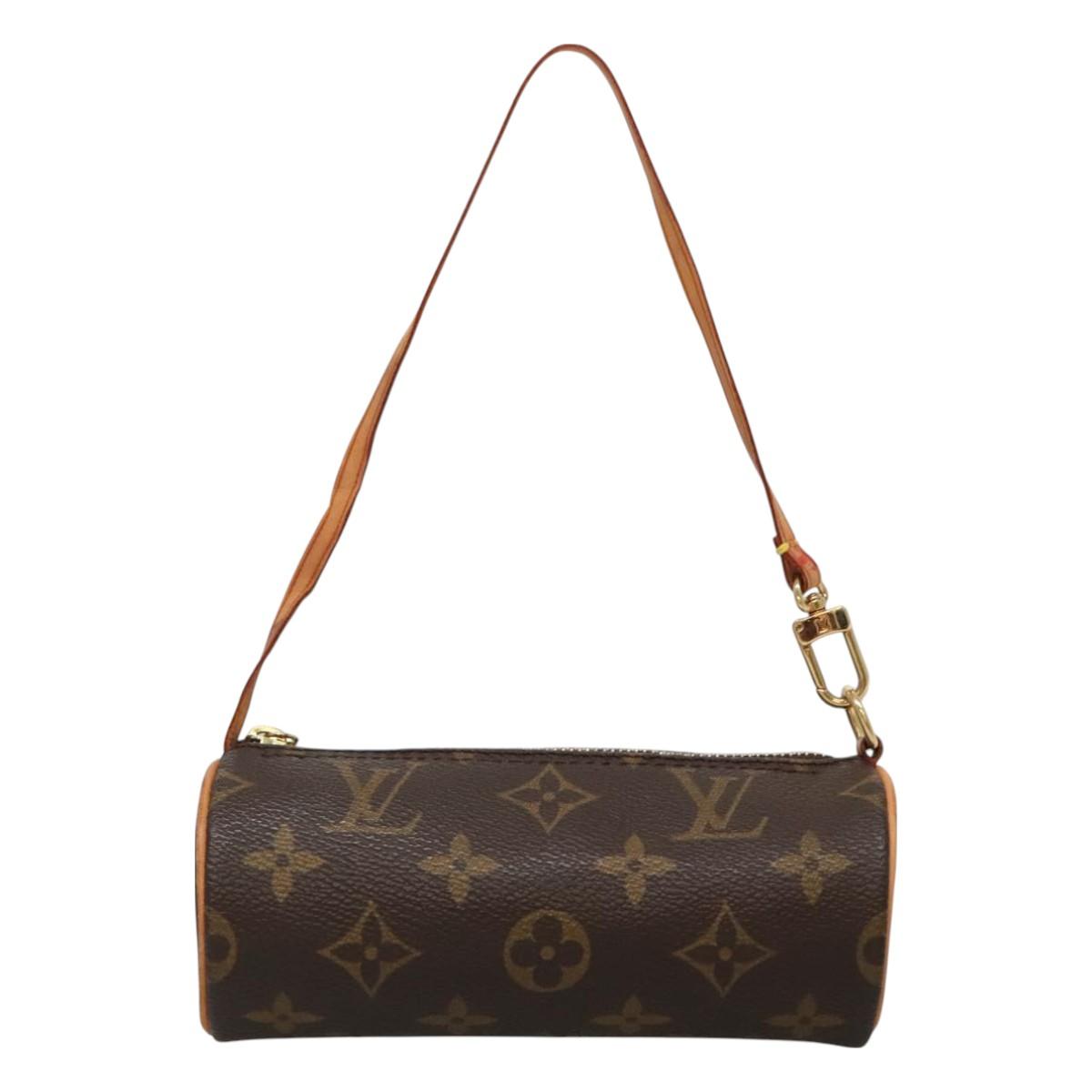 LOUIS VUITTON Monogram Papillon Pouch LV Auth 128411