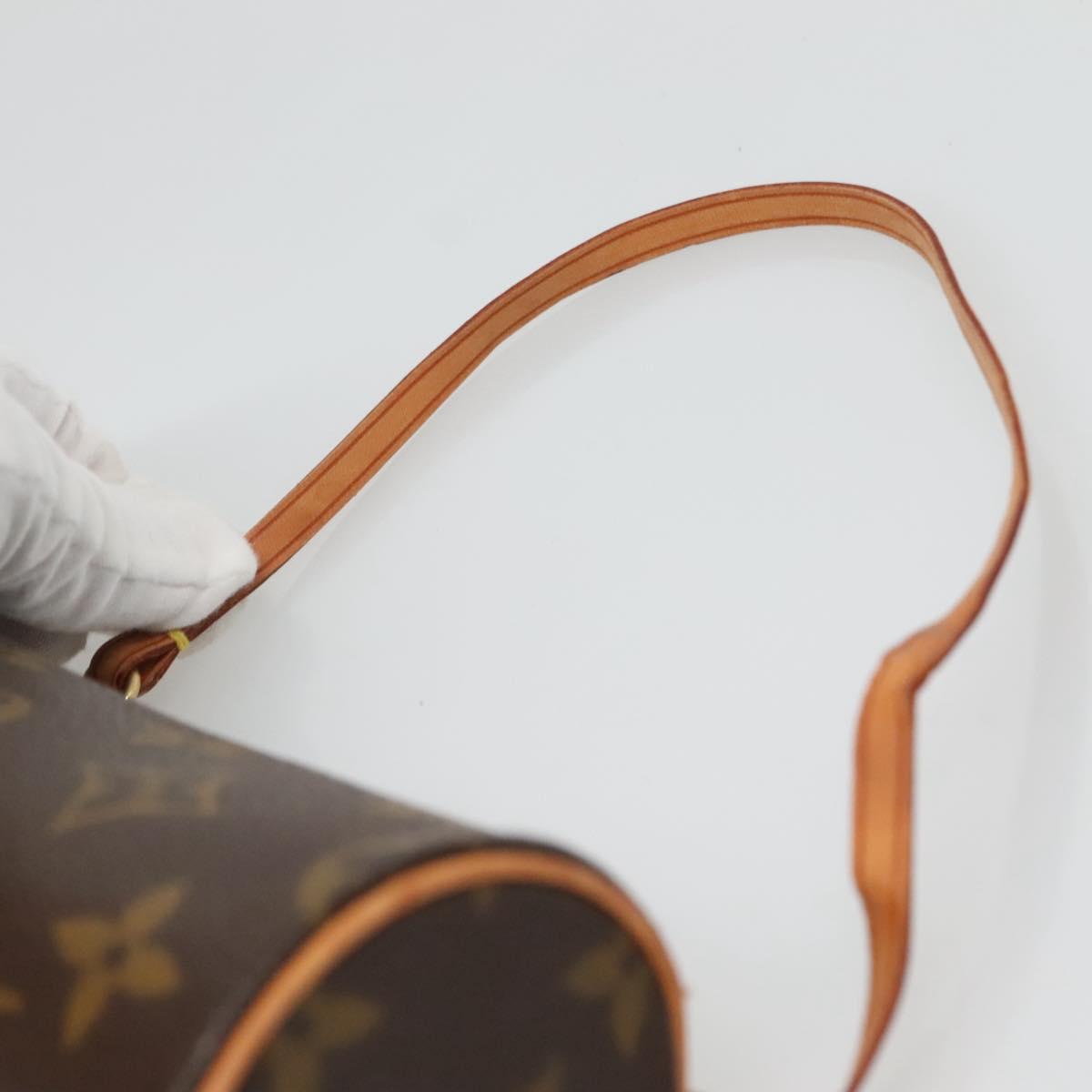 LOUIS VUITTON Monogram Papillon Pouch LV Auth 128411