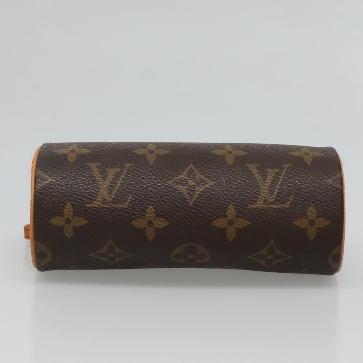 LOUIS VUITTON Monogram Papillon Pouch LV Auth 128411