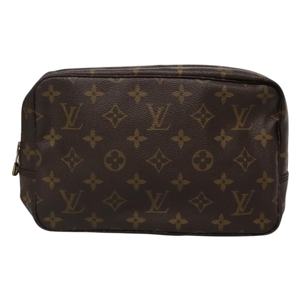 LOUIS VUITTON Monogram Trousse Toilette 23 Clutch Bag M47524 LV Auth 128421