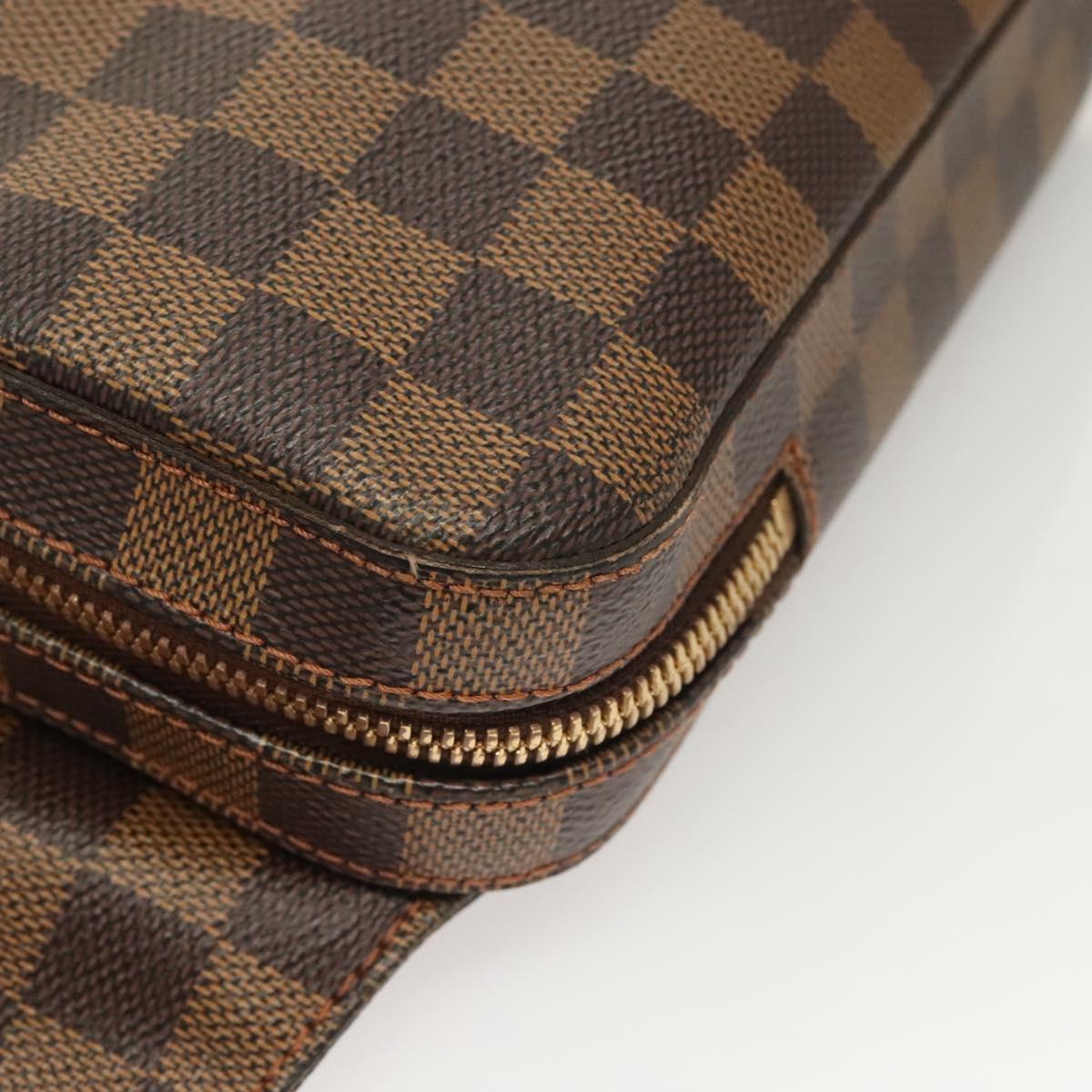 LOUIS VUITTON Damier Ebene Geronimos Shoulder Bag N51994 LV Auth 128430