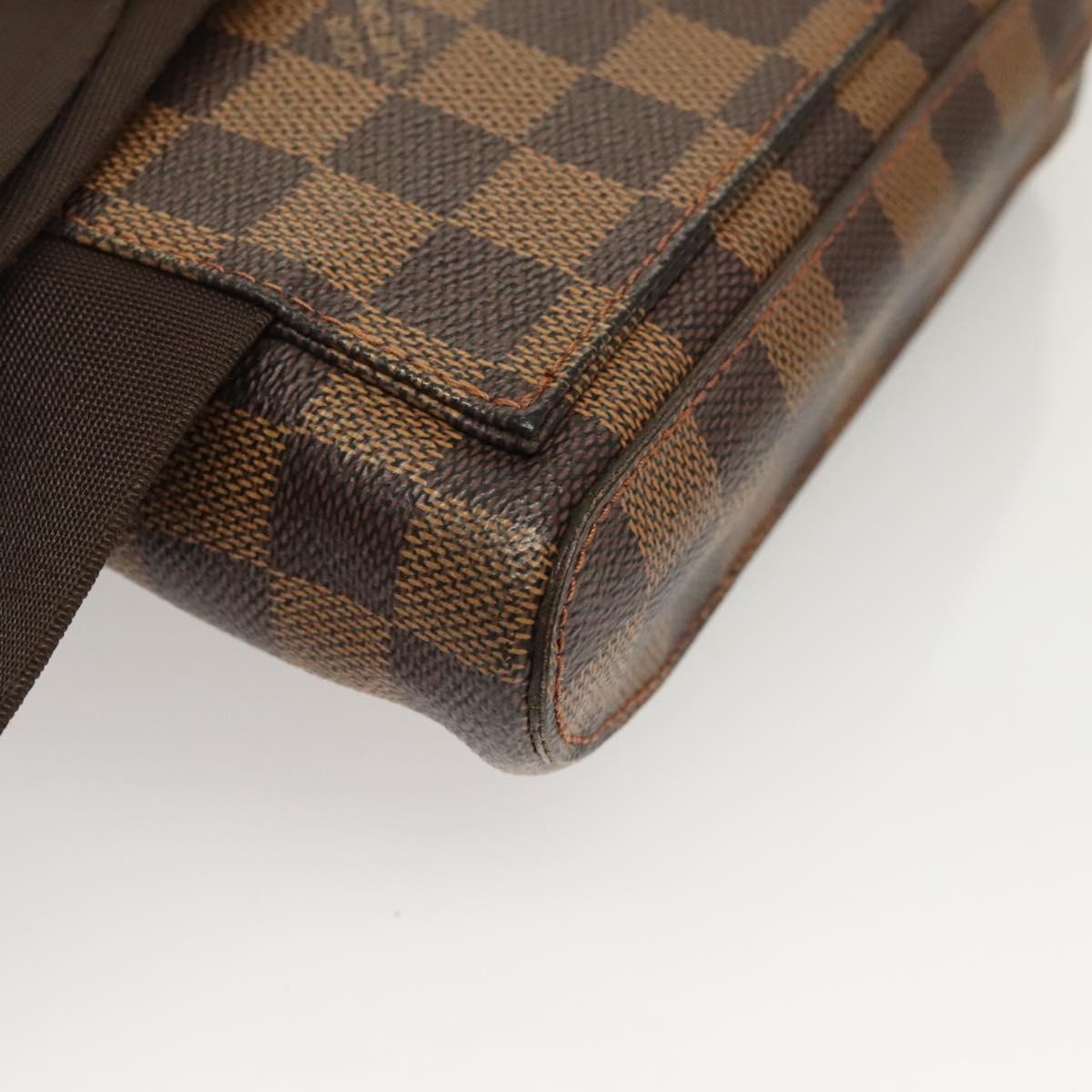 LOUIS VUITTON Damier Ebene Geronimos Shoulder Bag N51994 LV Auth 128430