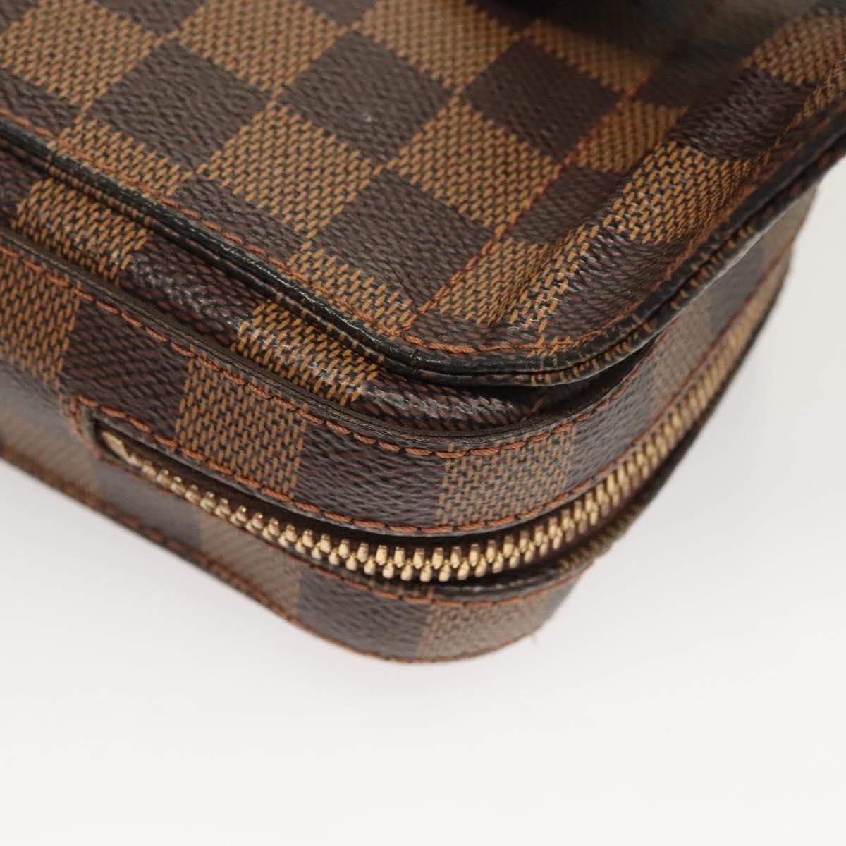 LOUIS VUITTON Damier Ebene Geronimos Shoulder Bag N51994 LV Auth 128430