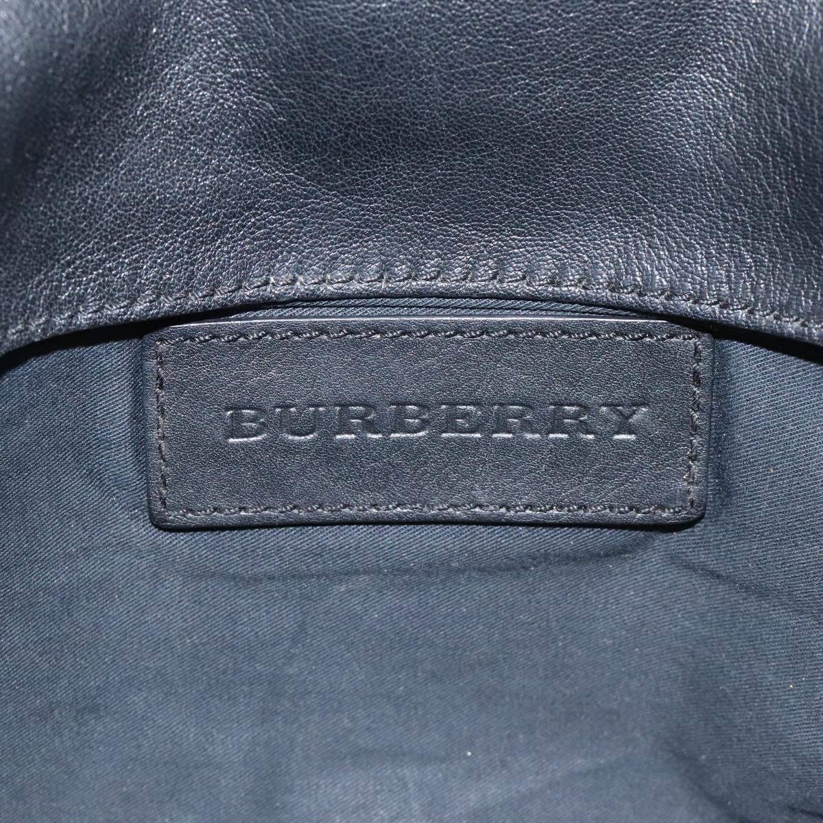 BURBERRY Nova Check Shoulder Bag PVC Beige Auth 128447