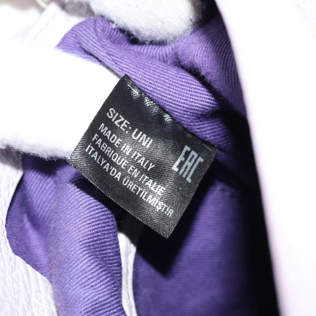 Maison Margiela Chain Shoulder Bag Leather 2way Pastel Purple Auth 128503M