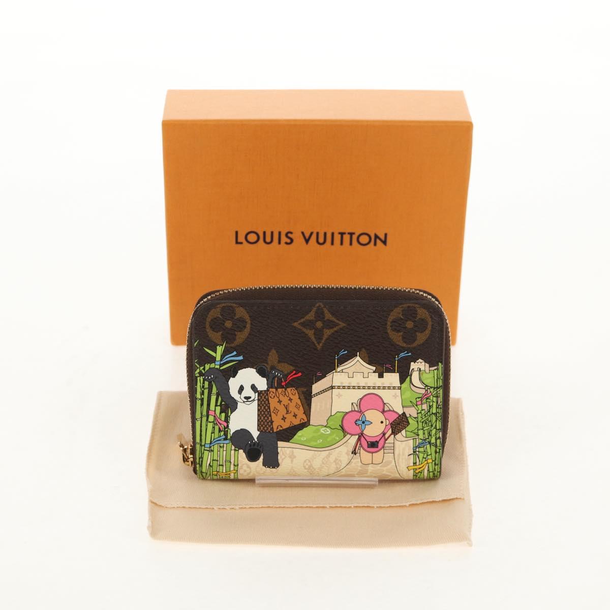 LOUIS VUITTON Monogram Vivienne Zippy Coin Purse Coin Purse M80865 Auth 128516M