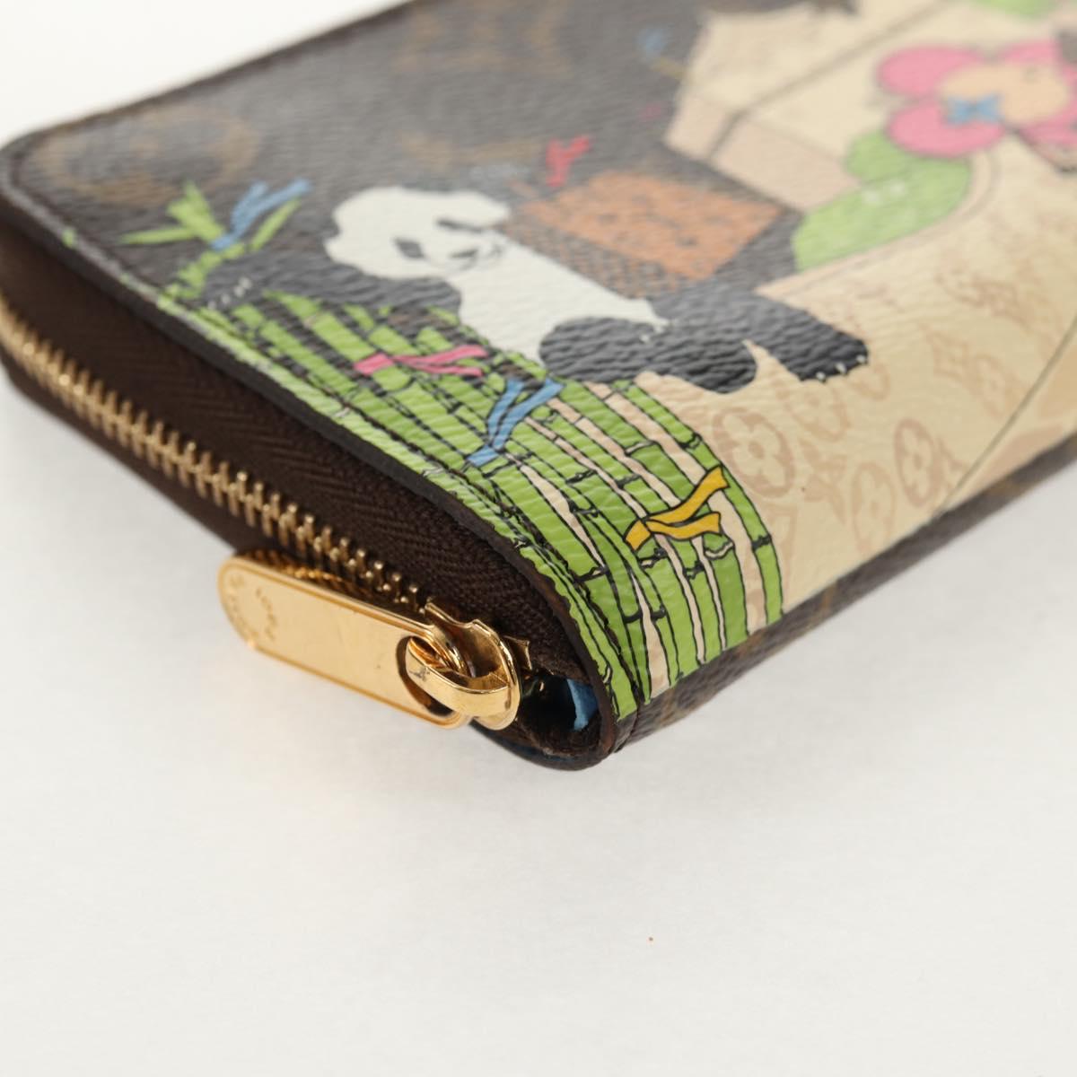 LOUIS VUITTON Monogram Vivienne Zippy Coin Purse Coin Purse M80865 Auth 128516M