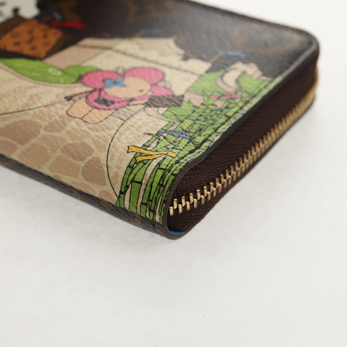 LOUIS VUITTON Monogram Vivienne Zippy Coin Purse Coin Purse M80865 Auth 128516M