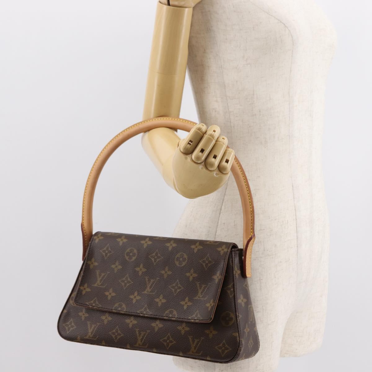 LOUIS VUITTON Monogram Mini Looping Shoulder Bag M51147 LV Auth 128524V