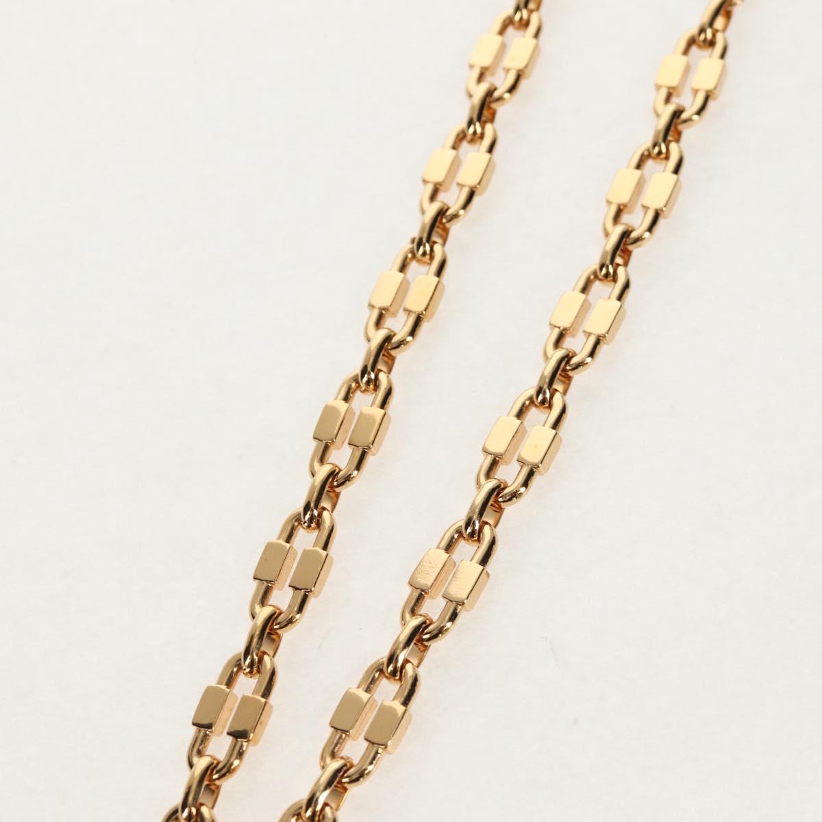 LOUIS VUITTON Petite Malle Necklace Bag Motif metal Gold M62814 LV Auth 128529M