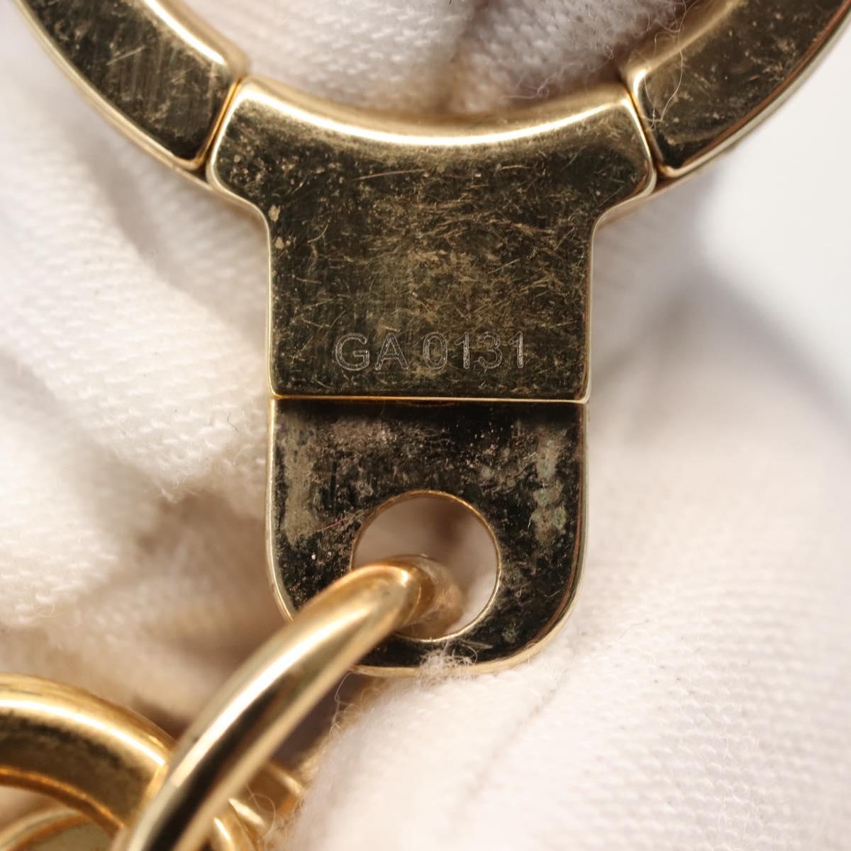 LOUIS VUITTON Porte Cles Aior Beach Key Holder metal Gold M66265 LV Auth 128530