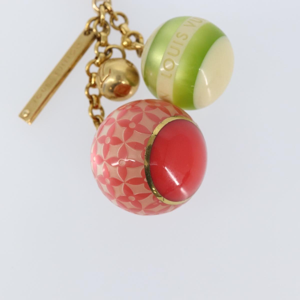 LOUIS VUITTON Bijoux Sac Mini Run Croisette Key Holder metal M95507 Auth 128534