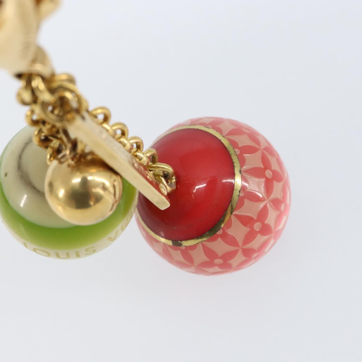 LOUIS VUITTON Bijoux Sac Mini Run Croisette Key Holder metal M95507 Auth 128534