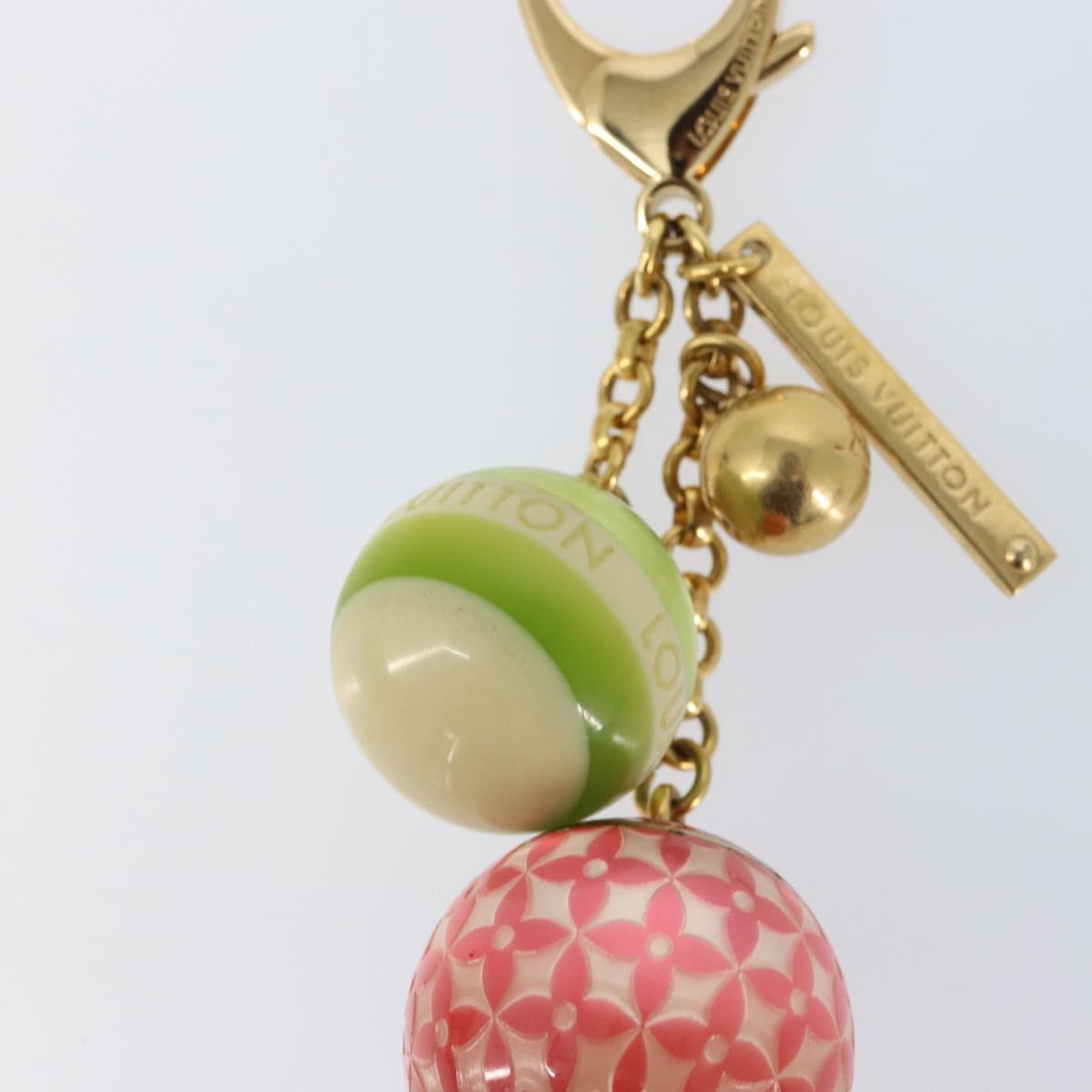 LOUIS VUITTON Bijoux Sac Mini Run Croisette Key Holder metal M95507 Auth 128534