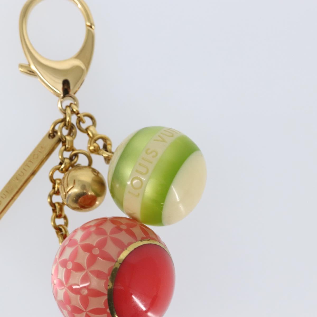 LOUIS VUITTON Bijoux Sac Mini Run Croisette Key Holder metal M95507 Auth 128534