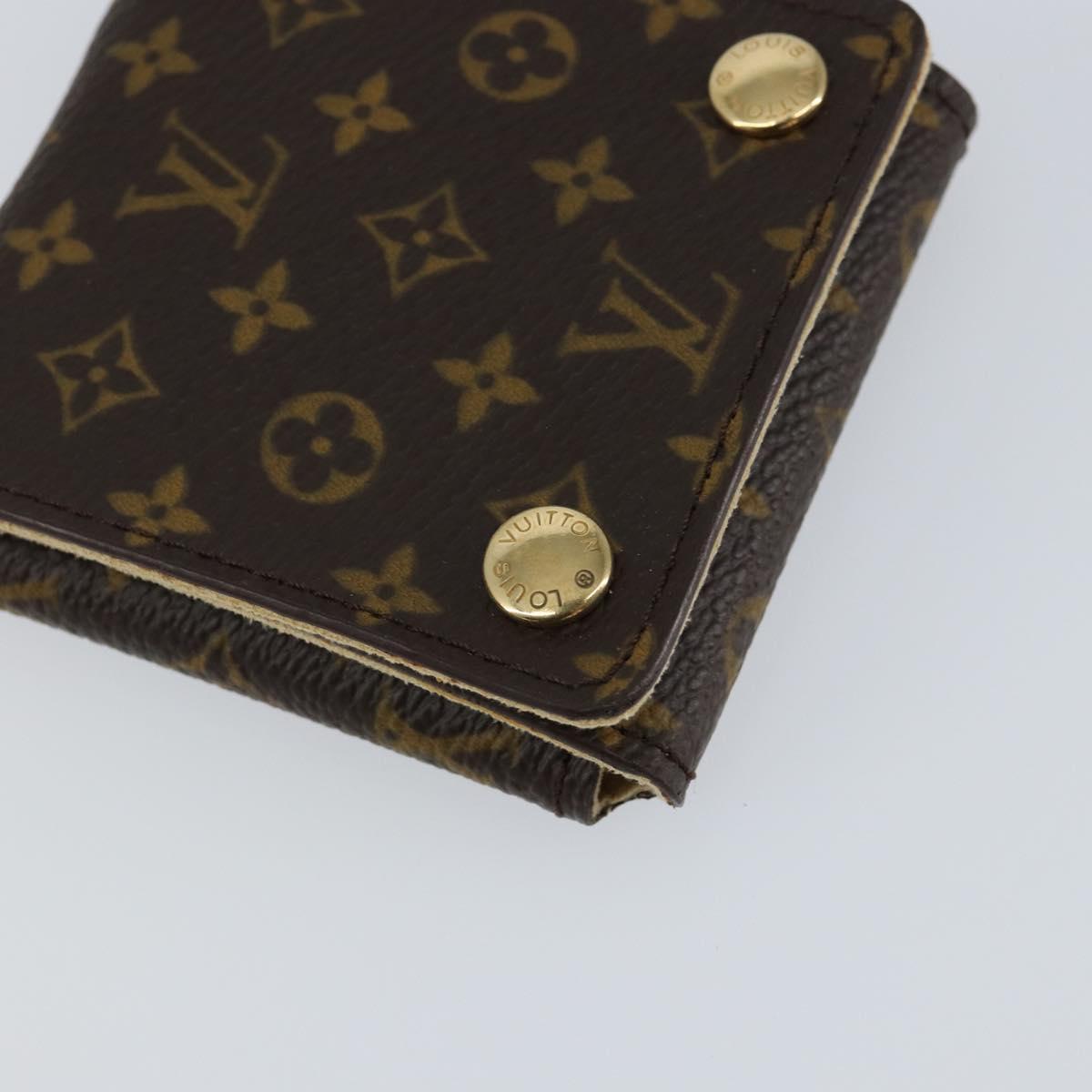 LOUIS VUITTON Monogram Jewelry case Jewelry Box LV Auth 128535