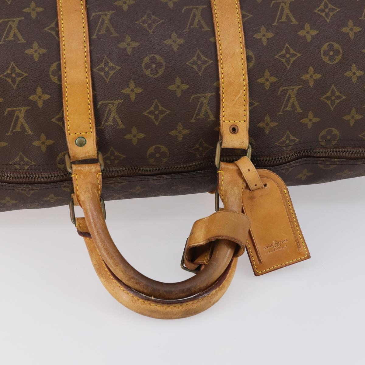 LOUIS VUITTON Monogram Keepall 50 Boston Bag M41426 LV Auth 128539