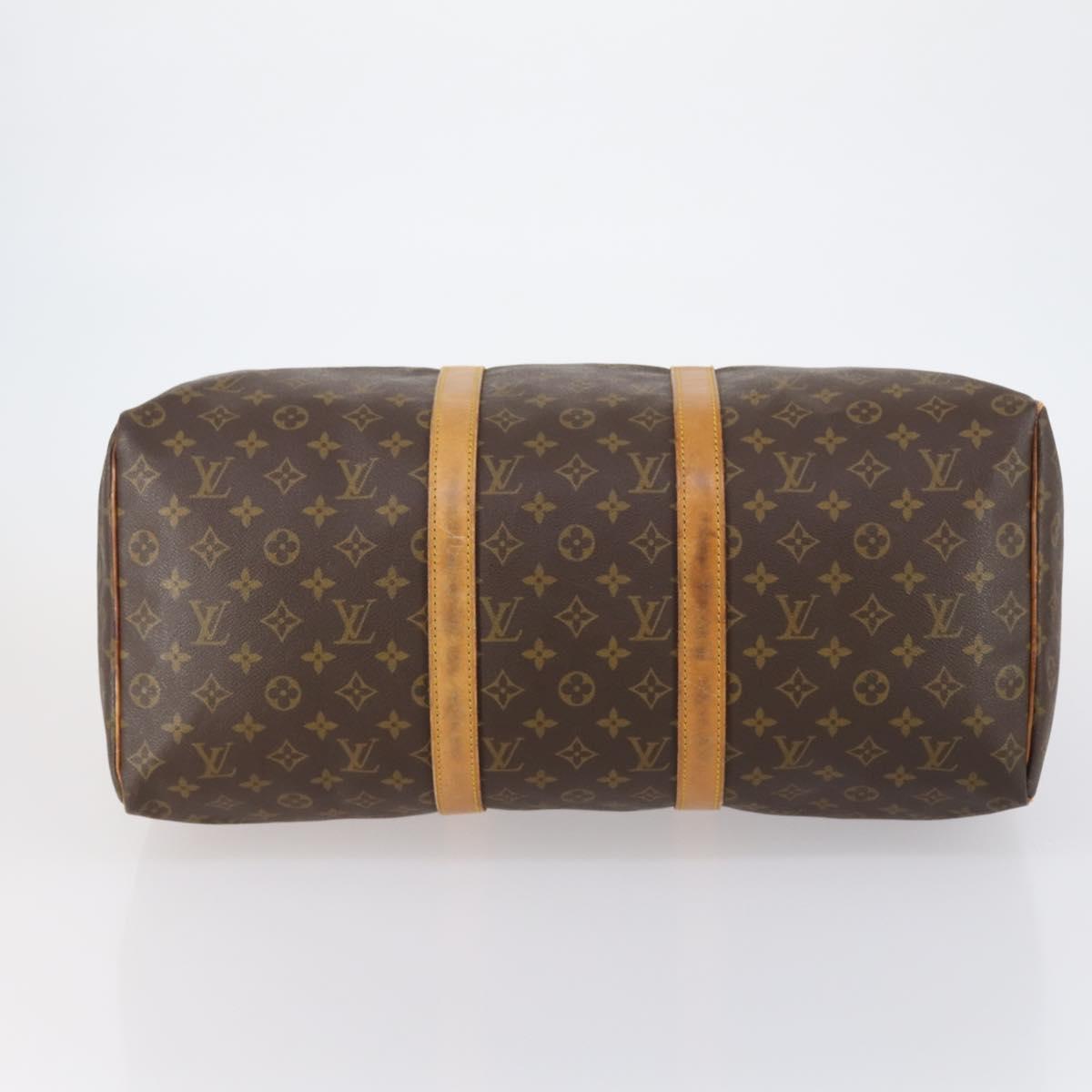 LOUIS VUITTON Monogram Keepall 50 Boston Bag M41426 LV Auth 128539