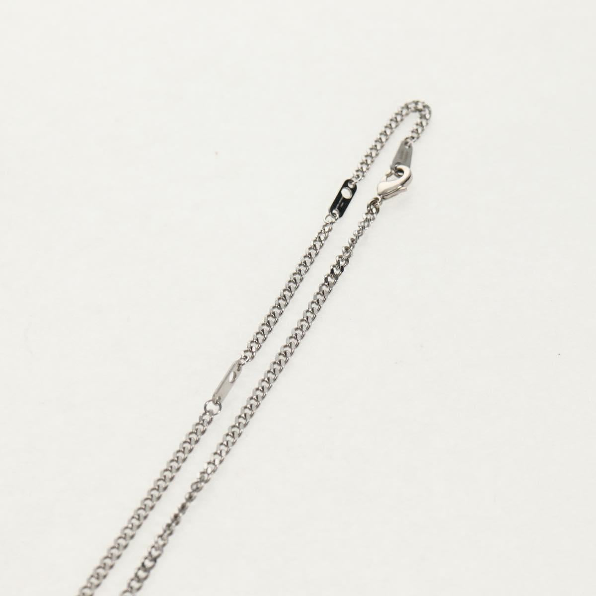 LOUIS VUITTON Necklace LV Collier Rabbit Necklace metal Silver LV Auth 128541SM