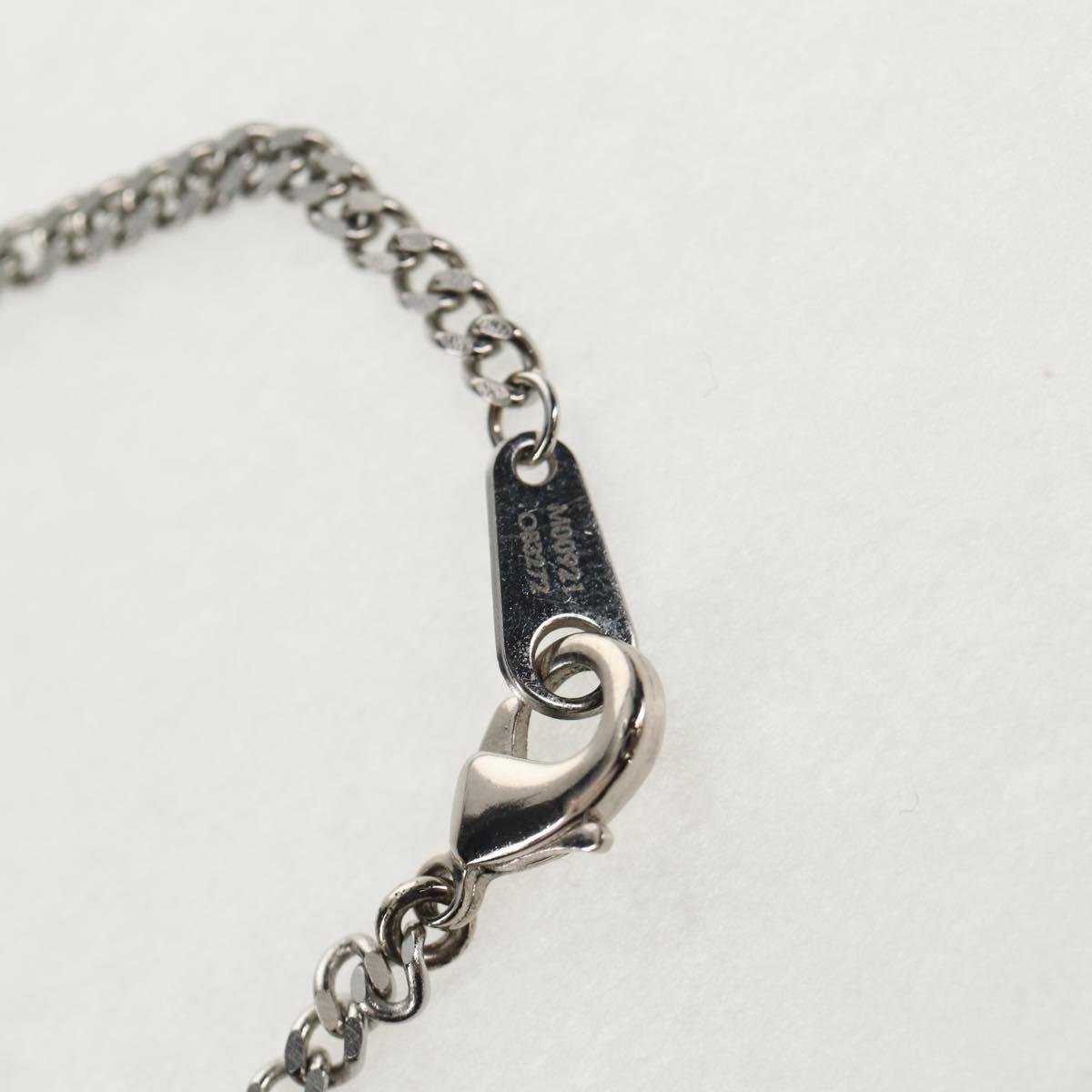 LOUIS VUITTON Necklace LV Collier Rabbit Necklace metal Silver LV Auth 128541SM
