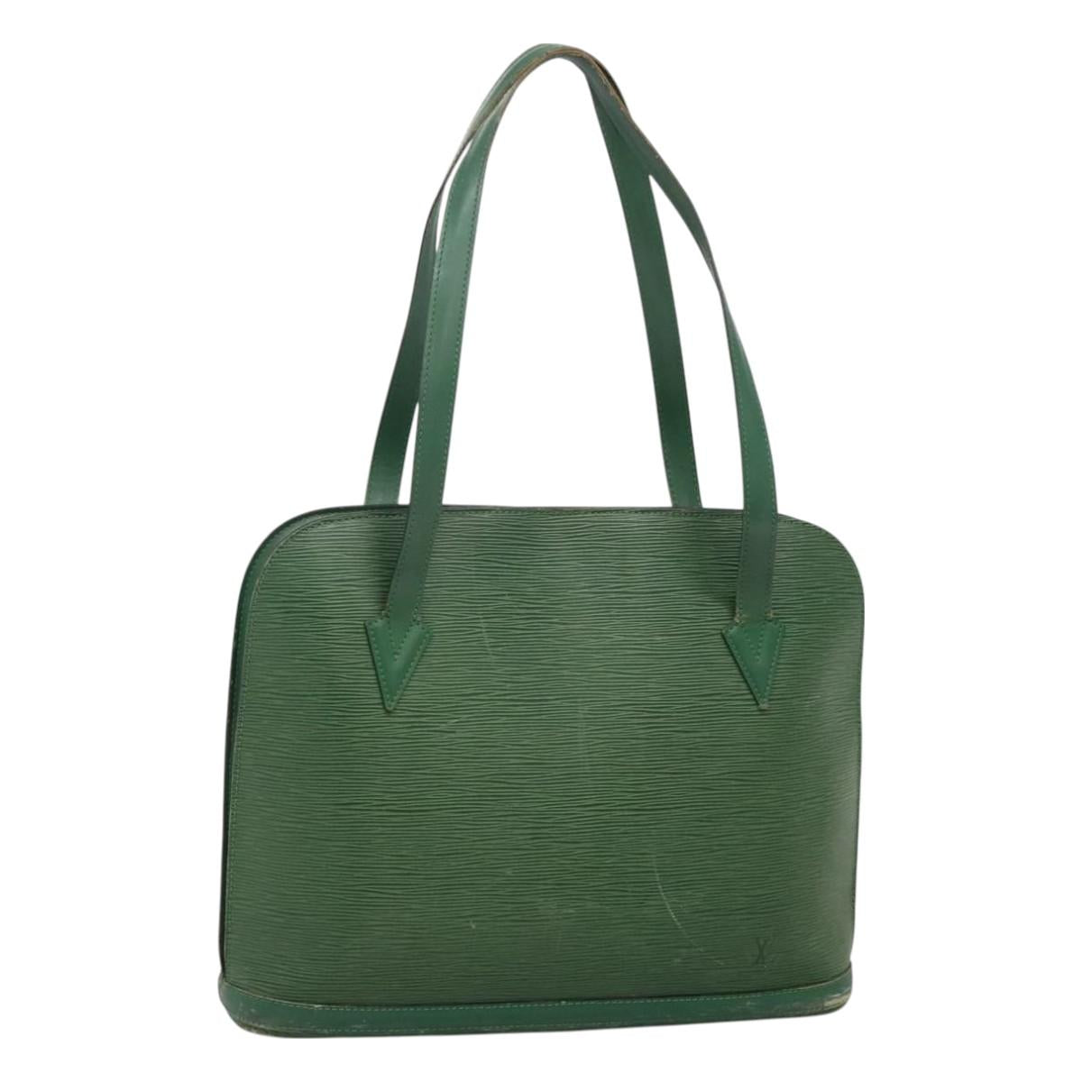 LOUIS VUITTON Epi Lussac Shoulder Bag Green M52284 LV Auth 128573