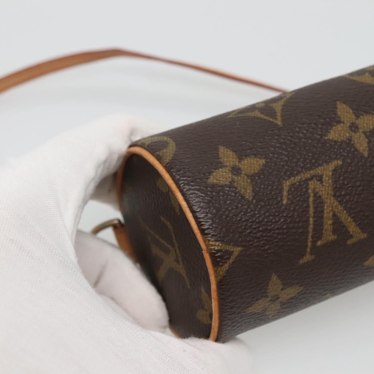 LOUIS VUITTON Monogram Papillon Pouch LV Auth 128593