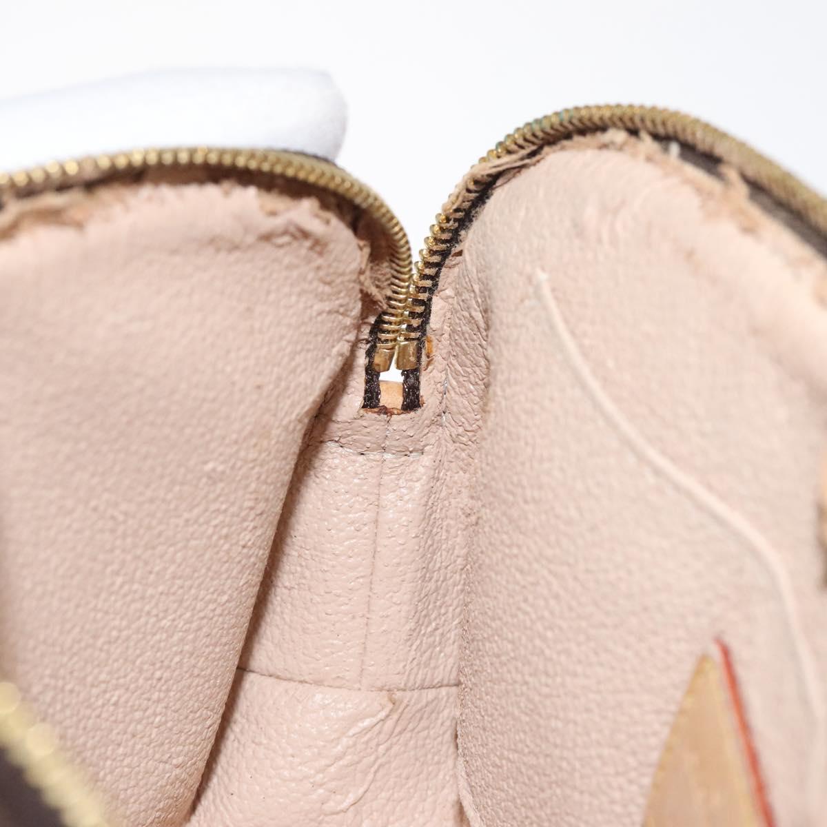 LOUIS VUITTON Monogram Pochette Cosmetic PM Cosmetic Pouch M47515 LV Auth 128595