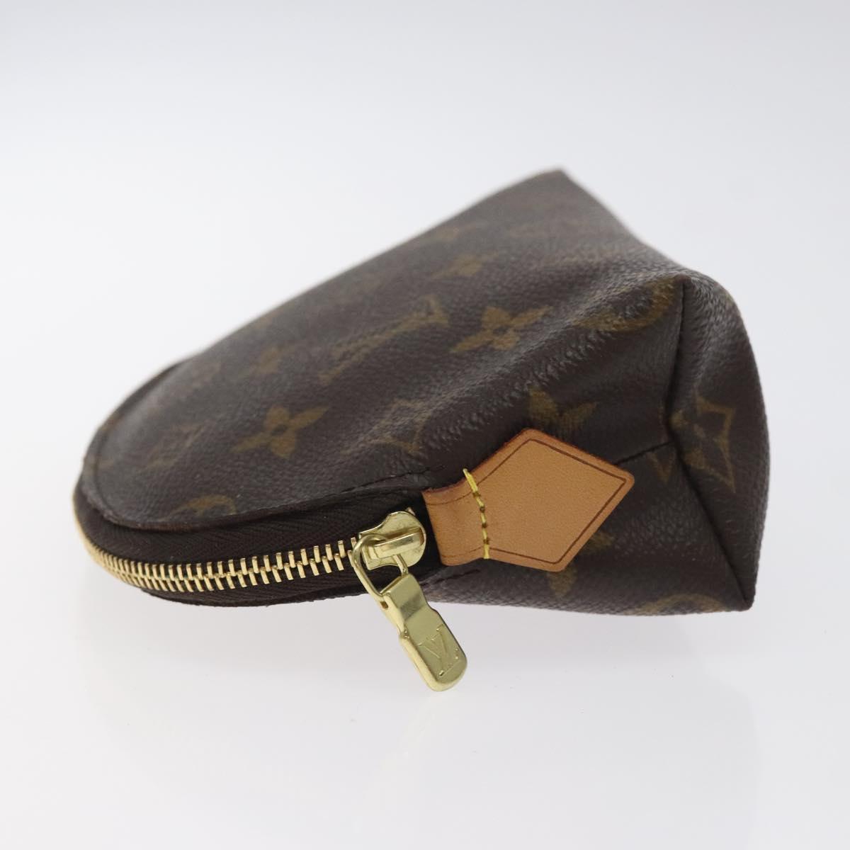 LOUIS VUITTON Monogram Pochette Cosmetic PM Cosmetic Pouch M47515 LV Auth 128595