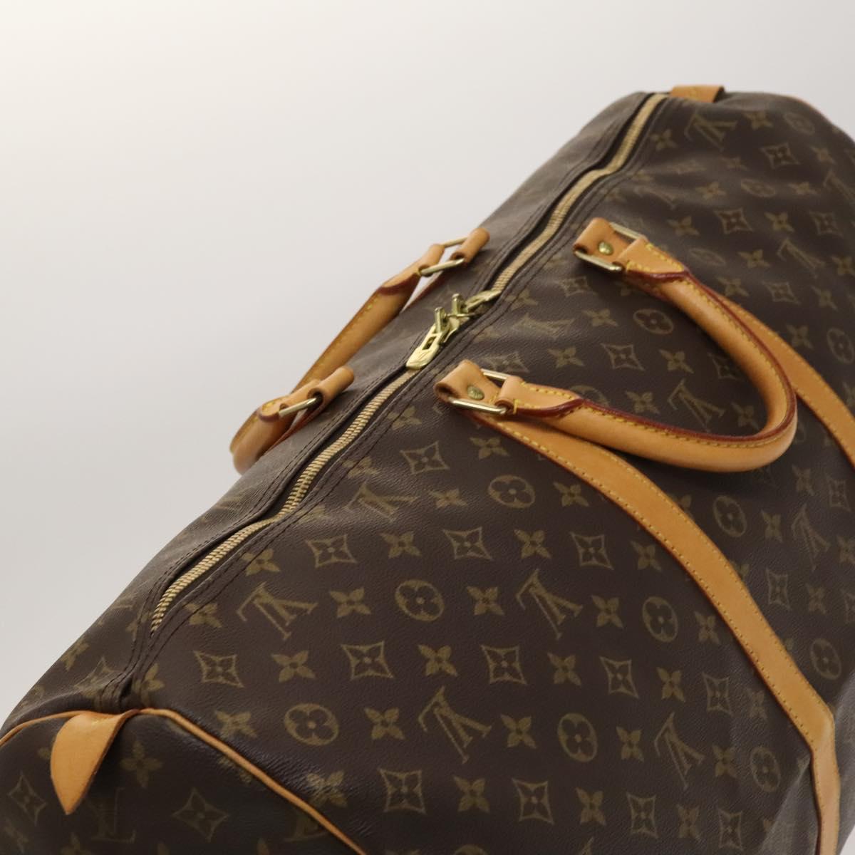 LOUIS VUITTON Monogram Keepall 60 Boston Bag M41422 LV Auth 128617