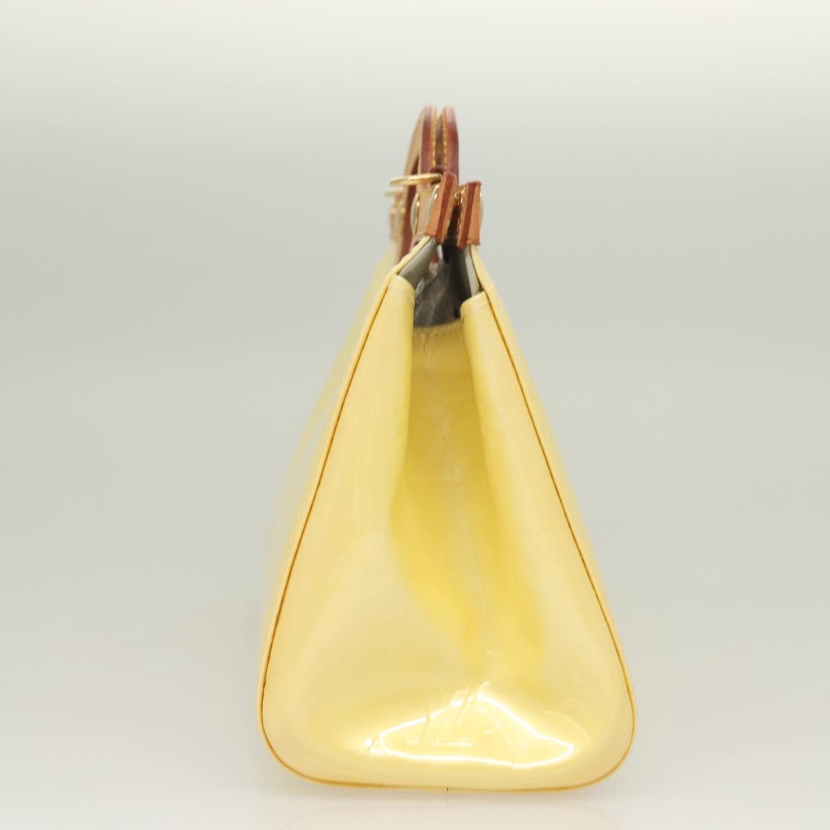 LOUIS VUITTON Monogram Vernis Roxbury Drive Hand Bag Perle M91374 LV Auth 128630