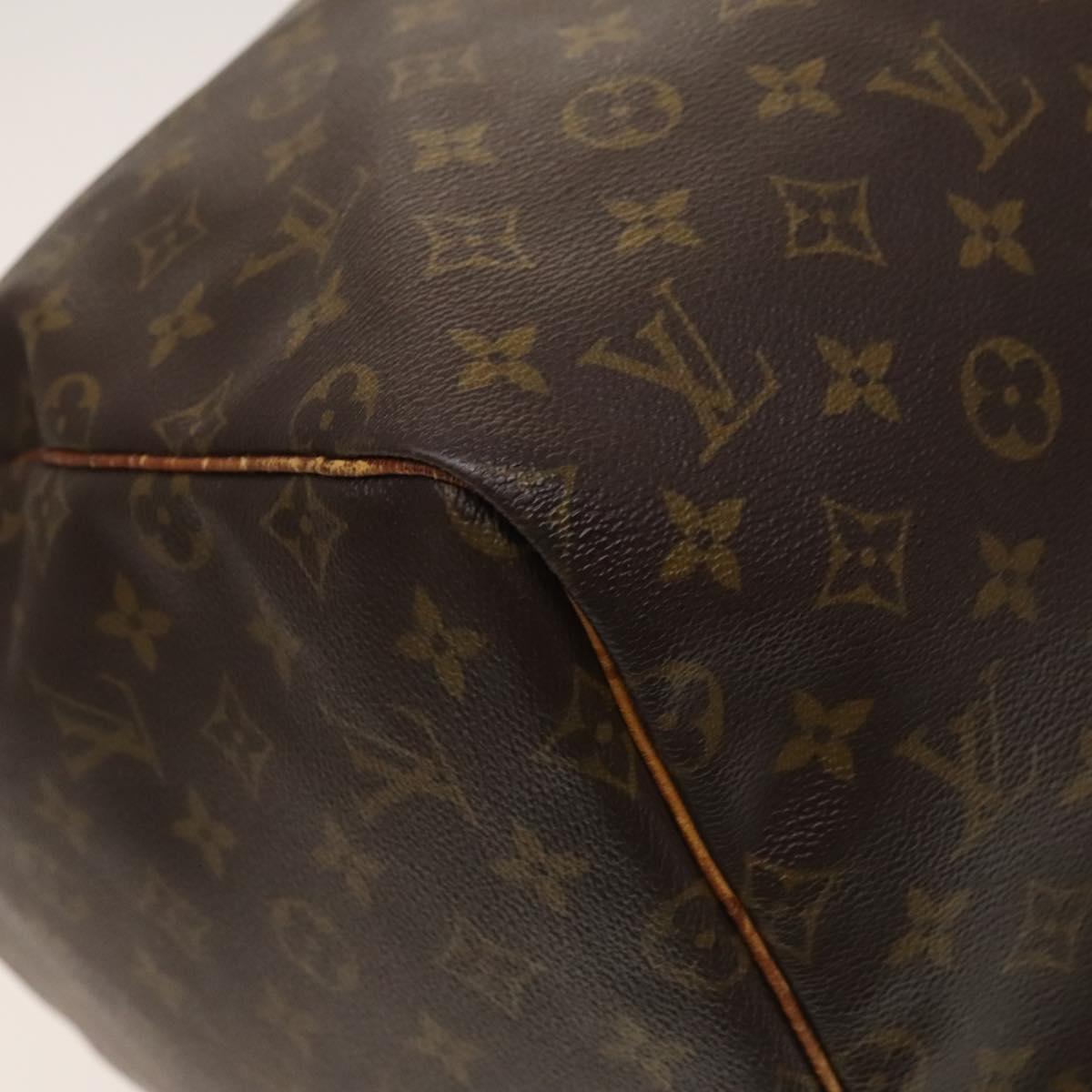 LOUIS VUITTON Monogram Keepall 55 Boston Bag M41424 LV Auth 128652