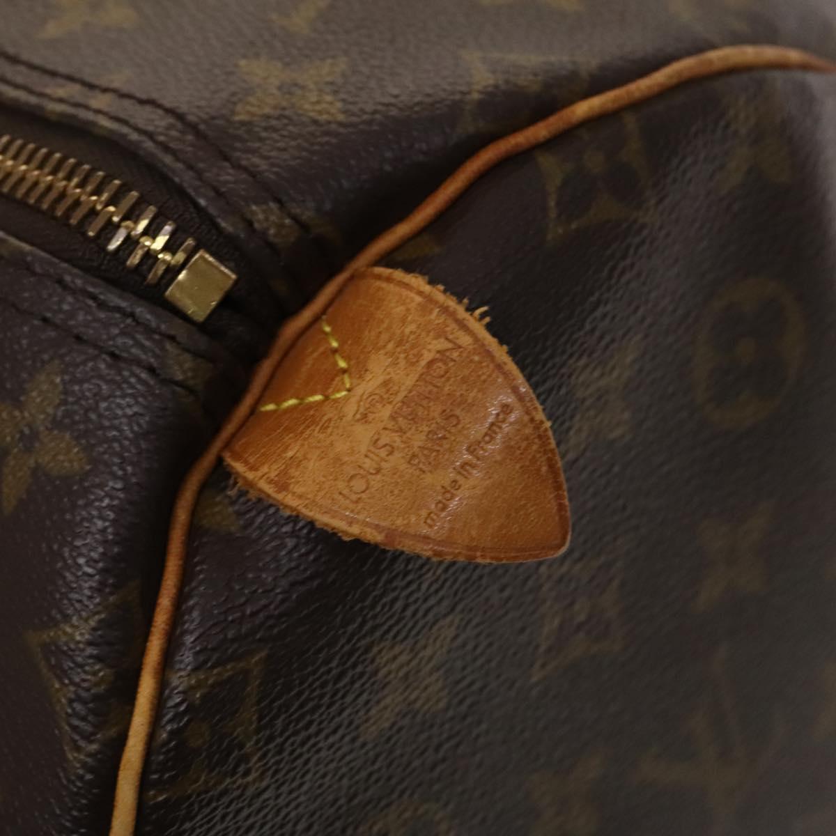 LOUIS VUITTON Monogram Keepall 55 Boston Bag M41424 LV Auth 128652