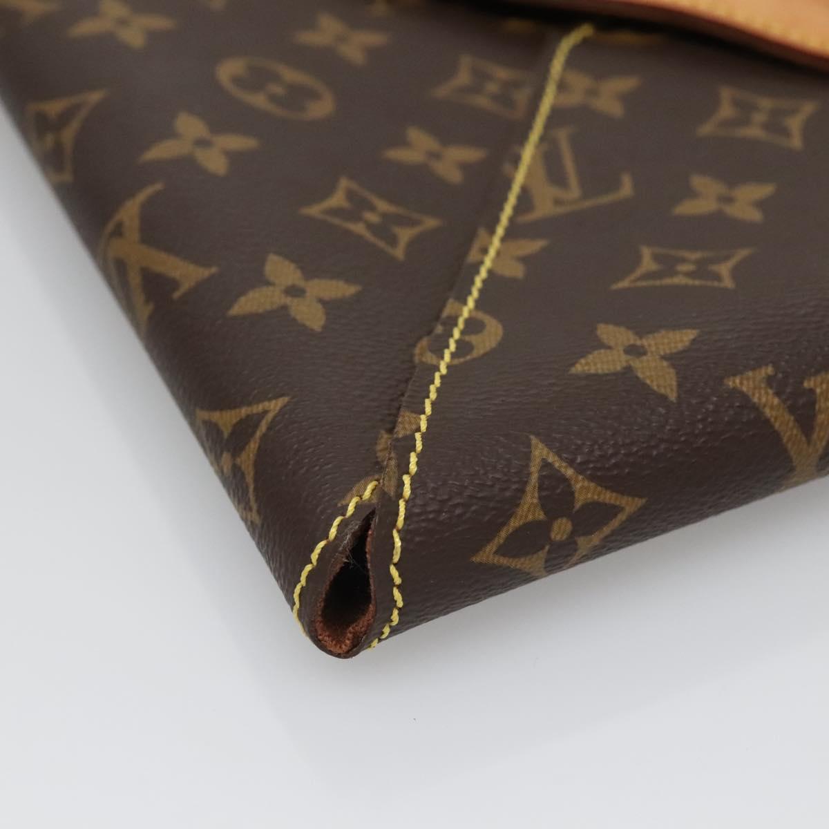 LOUIS VUITTON Monogram Visionaire Briefcase M99045 LV Auth 128672