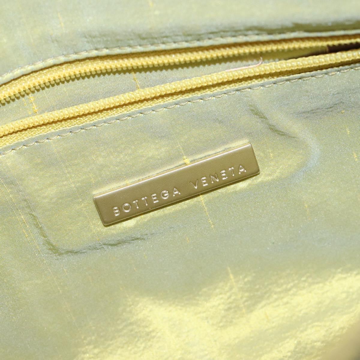 BOTTEGA VENETA INTRECCIATO Shoulder Bag Nylon Green Auth 128679