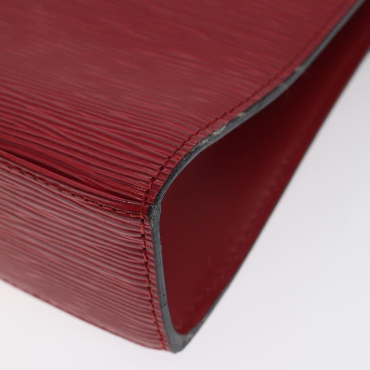 LOUIS VUITTON Epi Malesherbes Hand Bag Red M52377 LV Auth 128681