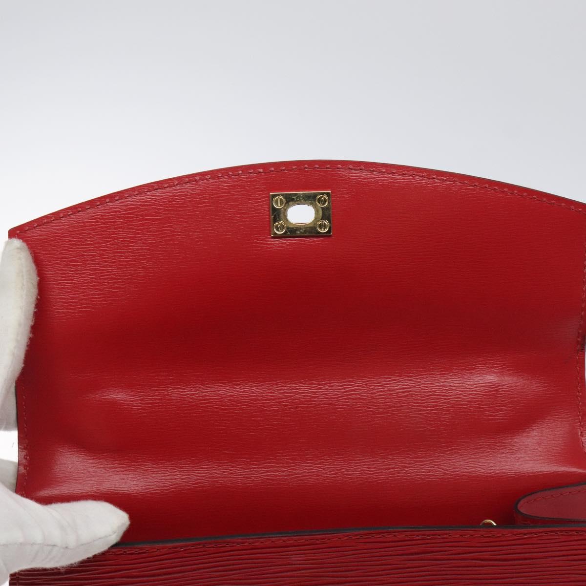 LOUIS VUITTON Epi Malesherbes Hand Bag Red M52377 LV Auth 128681