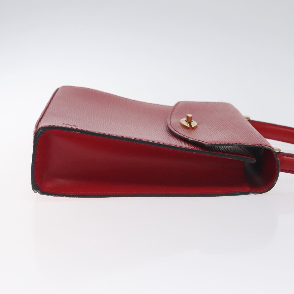 LOUIS VUITTON Epi Malesherbes Hand Bag Red M52377 LV Auth 128681