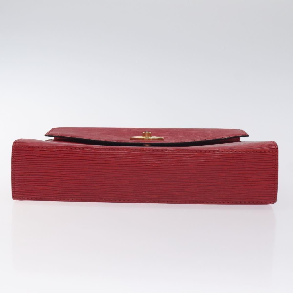 LOUIS VUITTON Epi Malesherbes Hand Bag Red M52377 LV Auth 128681
