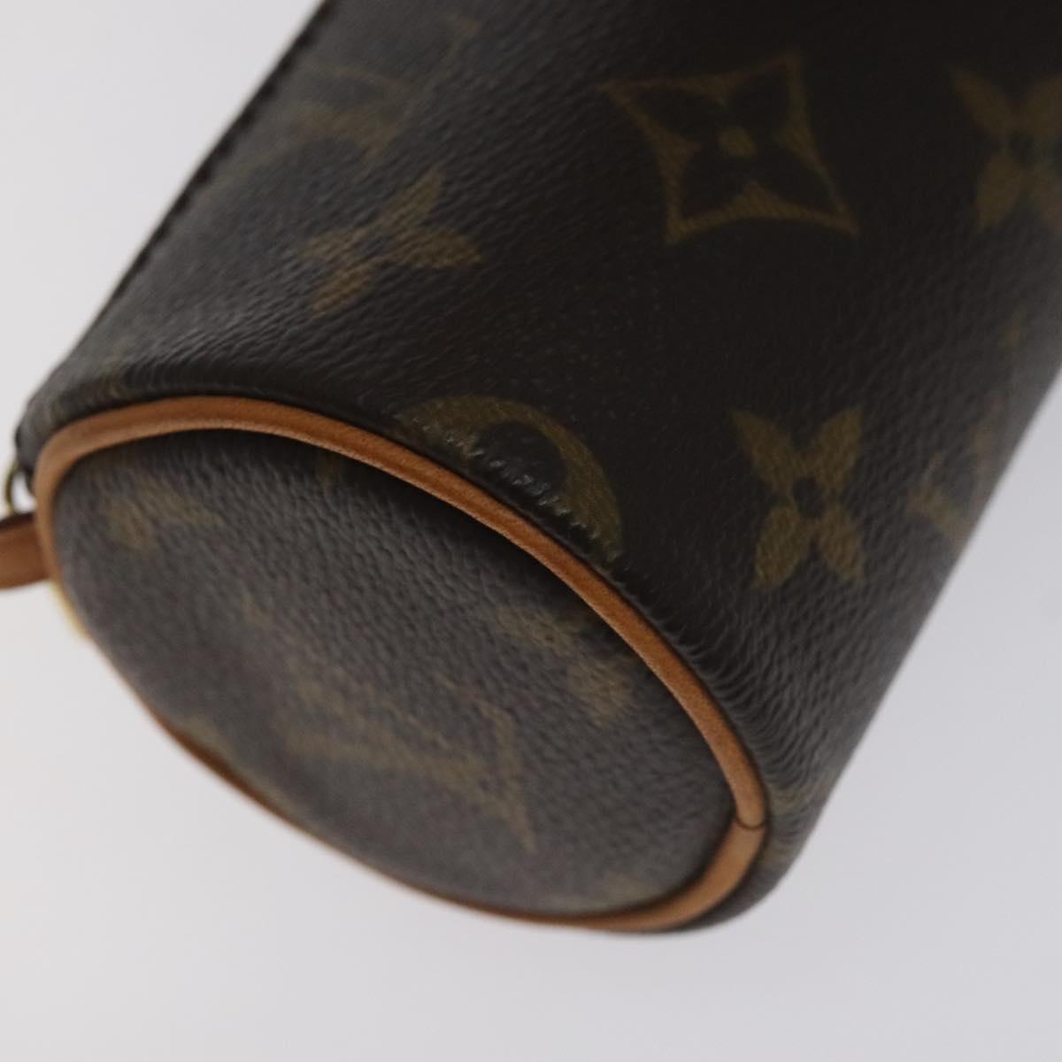 LOUIS VUITTON Monogram Papillon Pouch LV Auth 128694