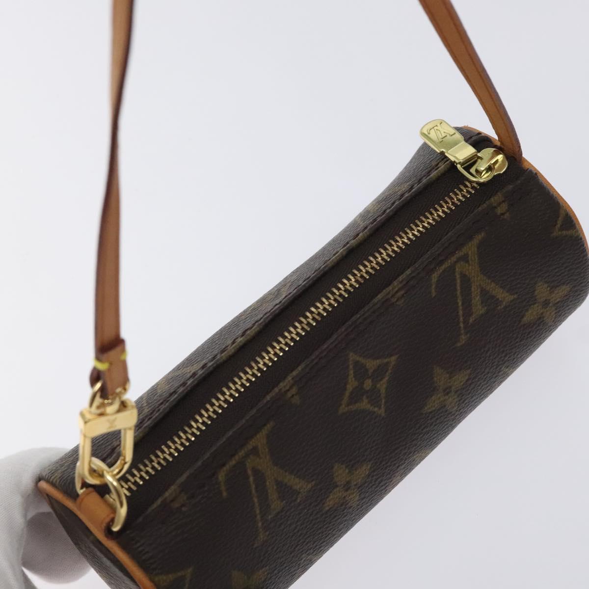 LOUIS VUITTON Monogram Papillon Pouch LV Auth 128694