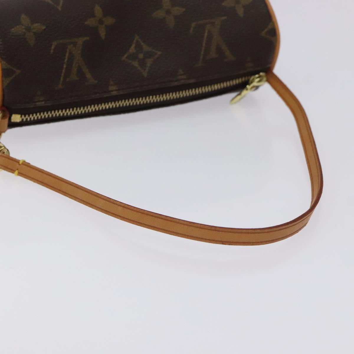LOUIS VUITTON Monogram Papillon Pouch LV Auth 128696
