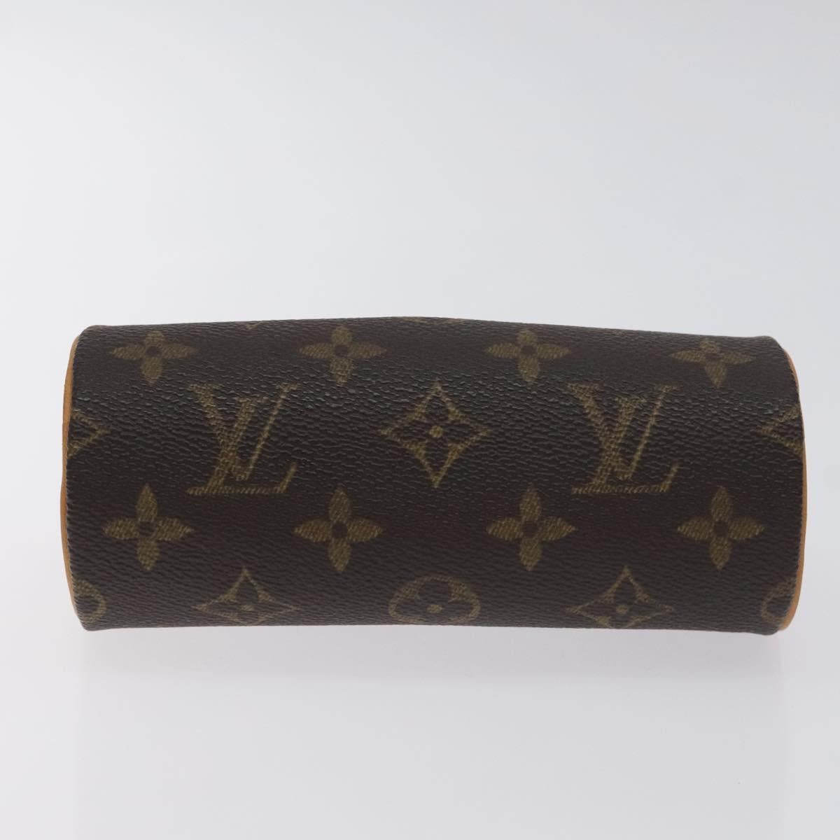 LOUIS VUITTON Monogram Papillon Pouch LV Auth 128696