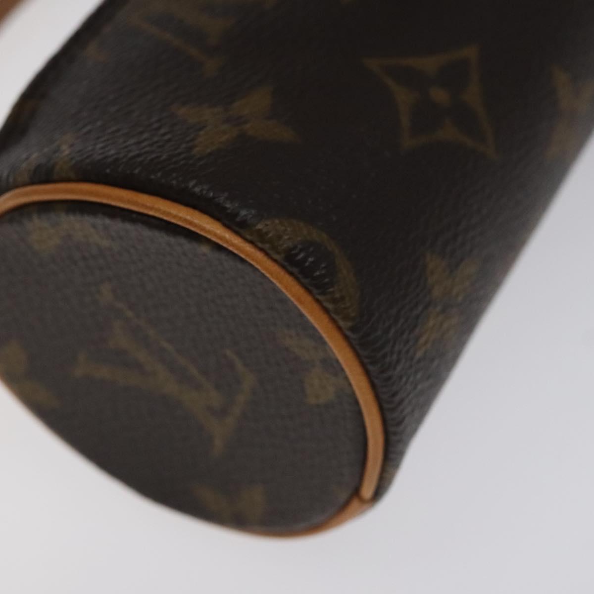LOUIS VUITTON Monogram Papillon Pouch LV Auth 128697