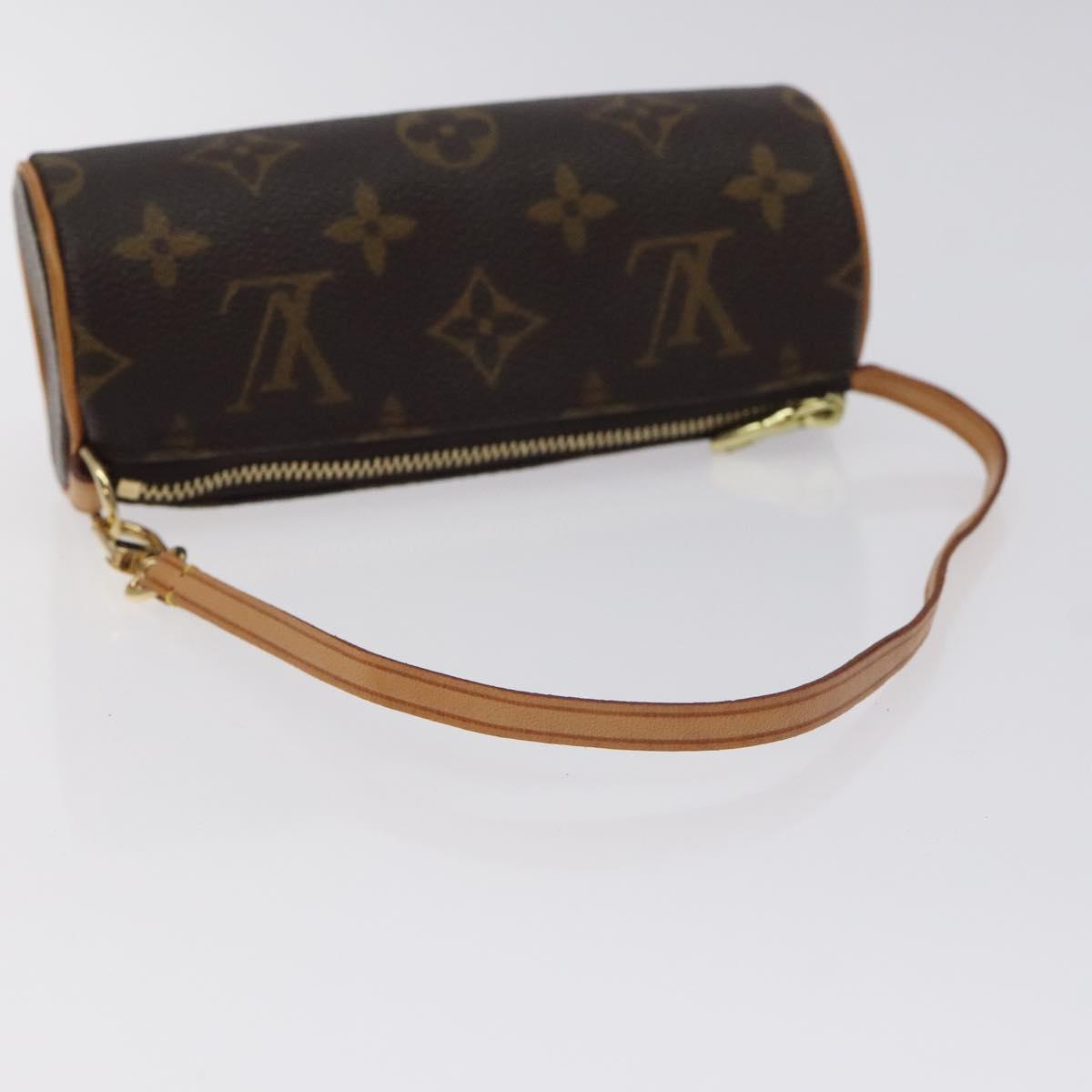 LOUIS VUITTON Monogram Papillon Pouch LV Auth 128697
