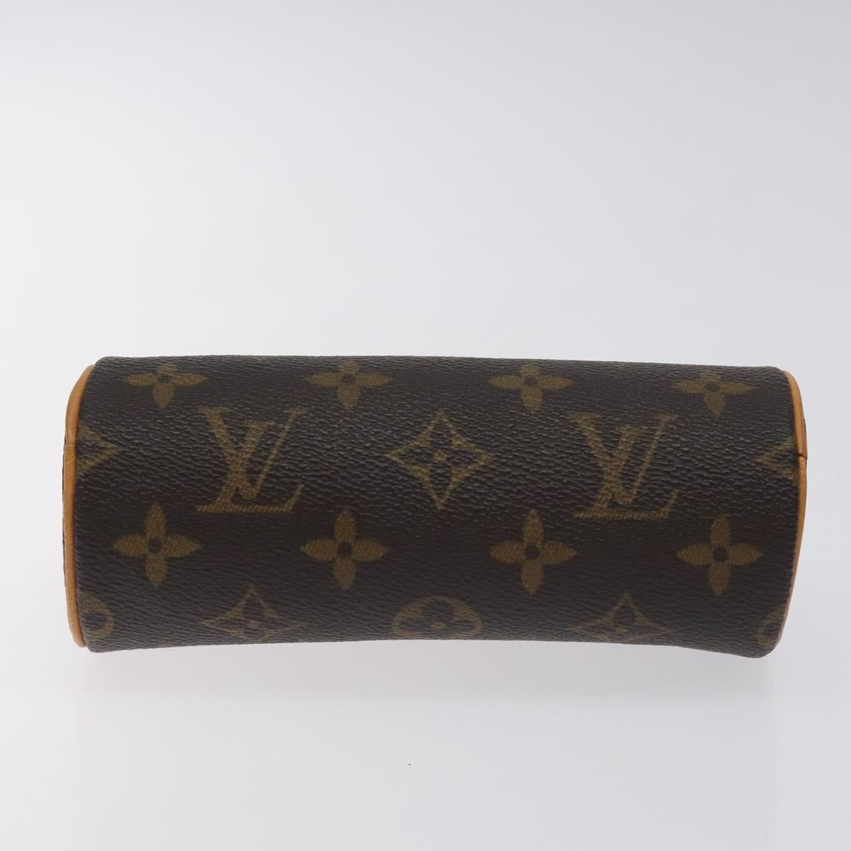 LOUIS VUITTON Monogram Papillon Pouch LV Auth 128697