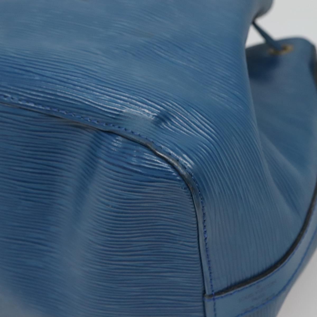 LOUIS VUITTON Epi Petit Noe Shoulder Bag Blue M44105 LV Auth 128706