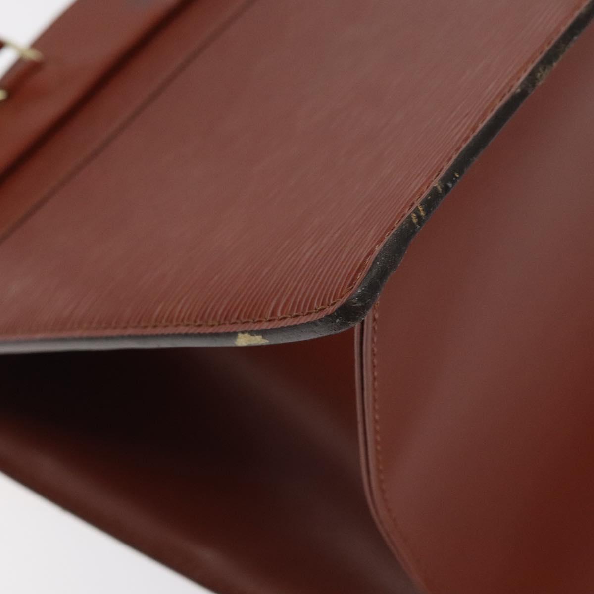 LOUIS VUITTON Epi Riviera Hand Bag Brown M48183 LV Auth 128752