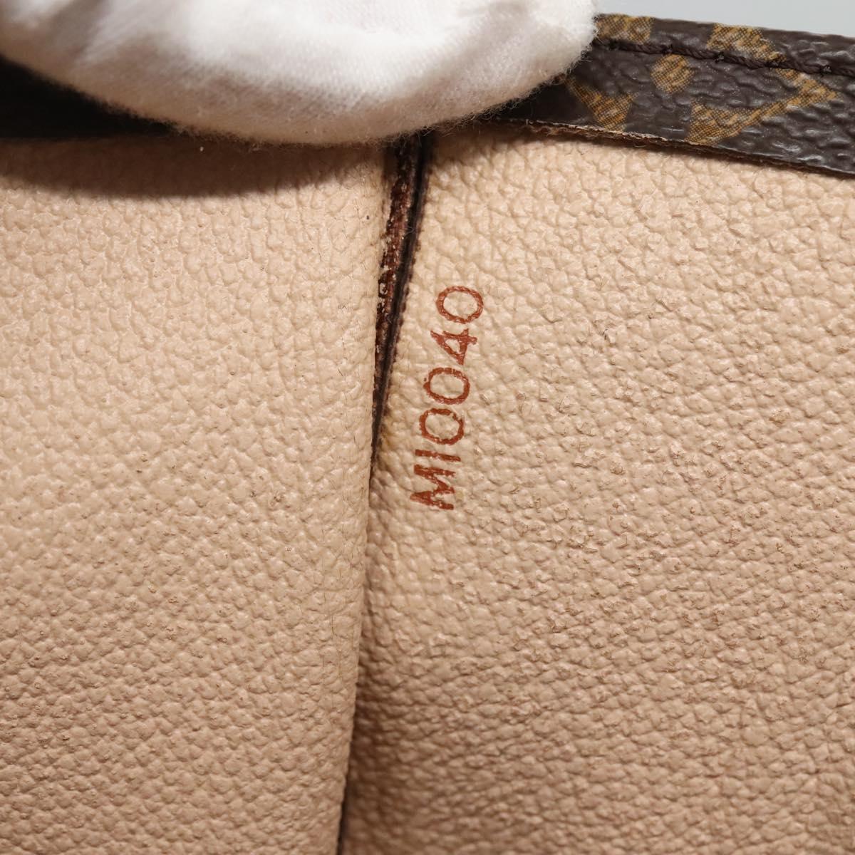 LOUIS VUITTON Monogram Sac Plat Hand Bag M51140 LV Auth 128776