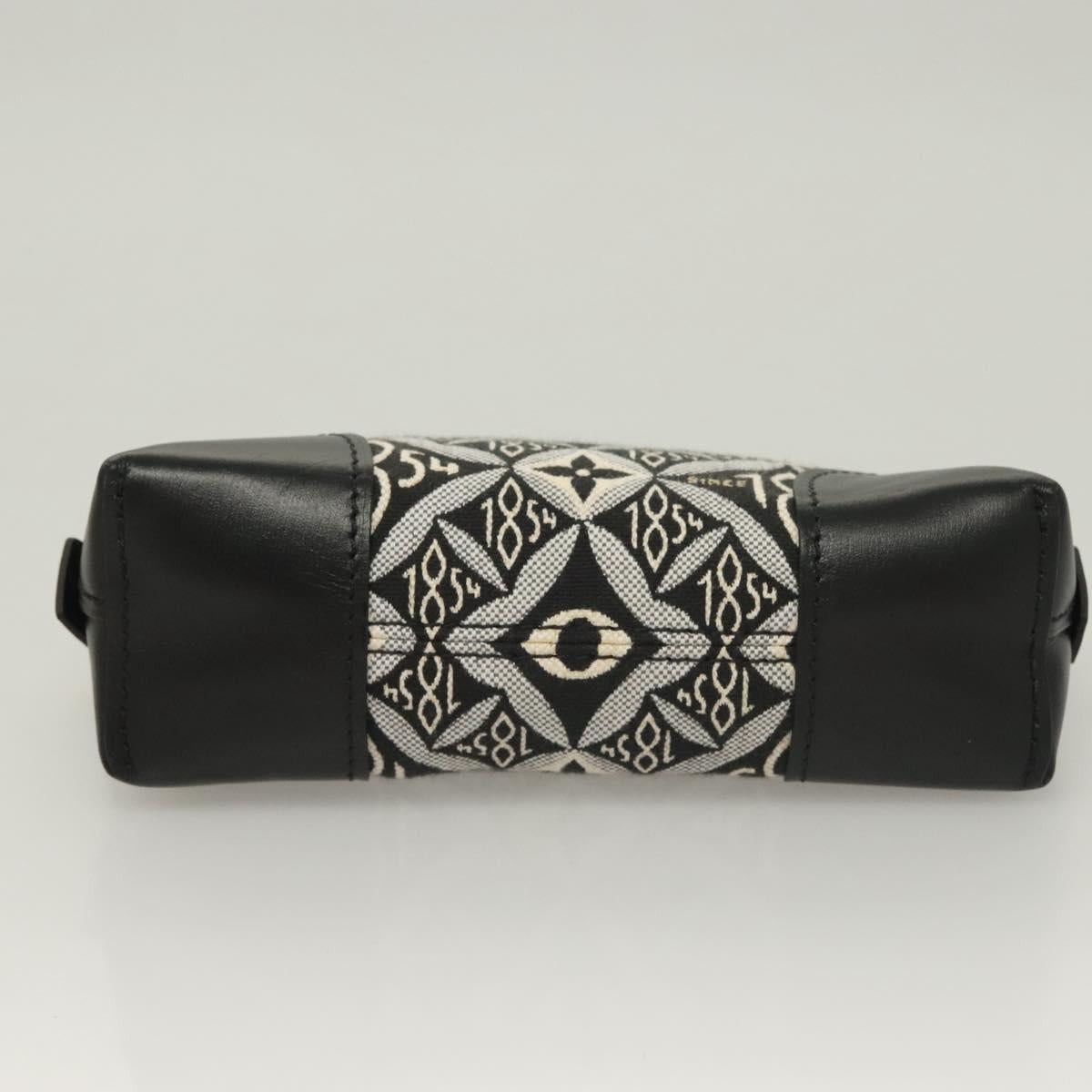 LOUIS VUITTON SINCE1854 Pochette Cosmetic PM Pouch Black M80076 LV Auth 128804M