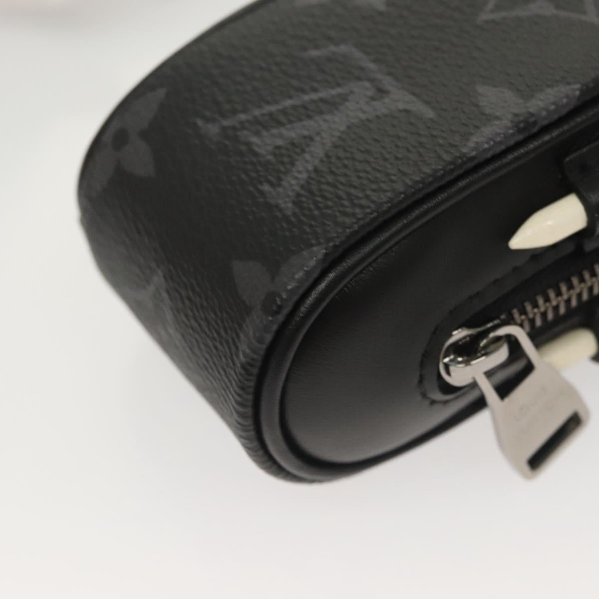 LOUIS VUITTON Monogram Eclipse Set Golf Andrews Bag Charm GI0344 LV Auth 128808M